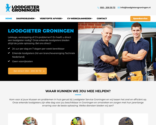 Groningen Loodgieter Service Logo