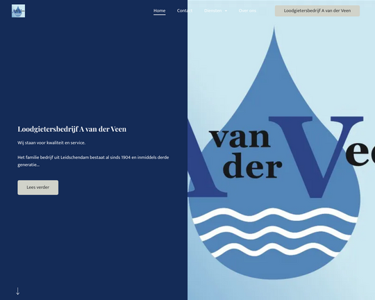 loodgietersbedrijf A. van der Veen Logo