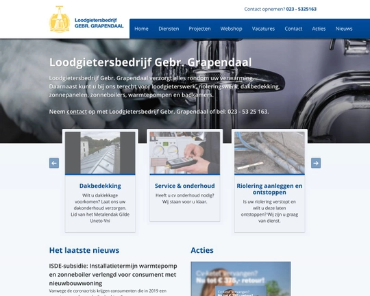 Loodgietersbedrijf Gebr. Grapendaal Logo