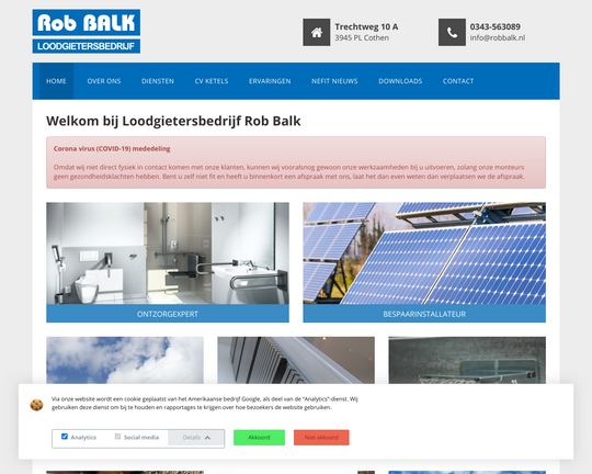 Loodgietersbedrijf Rob Balk Logo