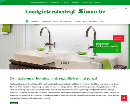 Loodgietersbedrijf Simon b.v. Logo