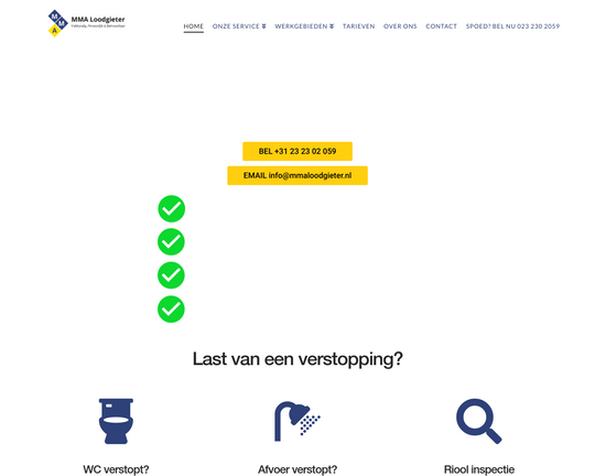 MMA Loodgietersbedrijf Logo