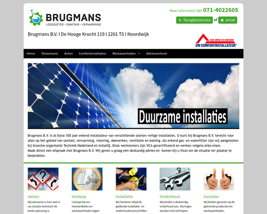 W.J. Brugmans Loodgietersbedrijf Logo
